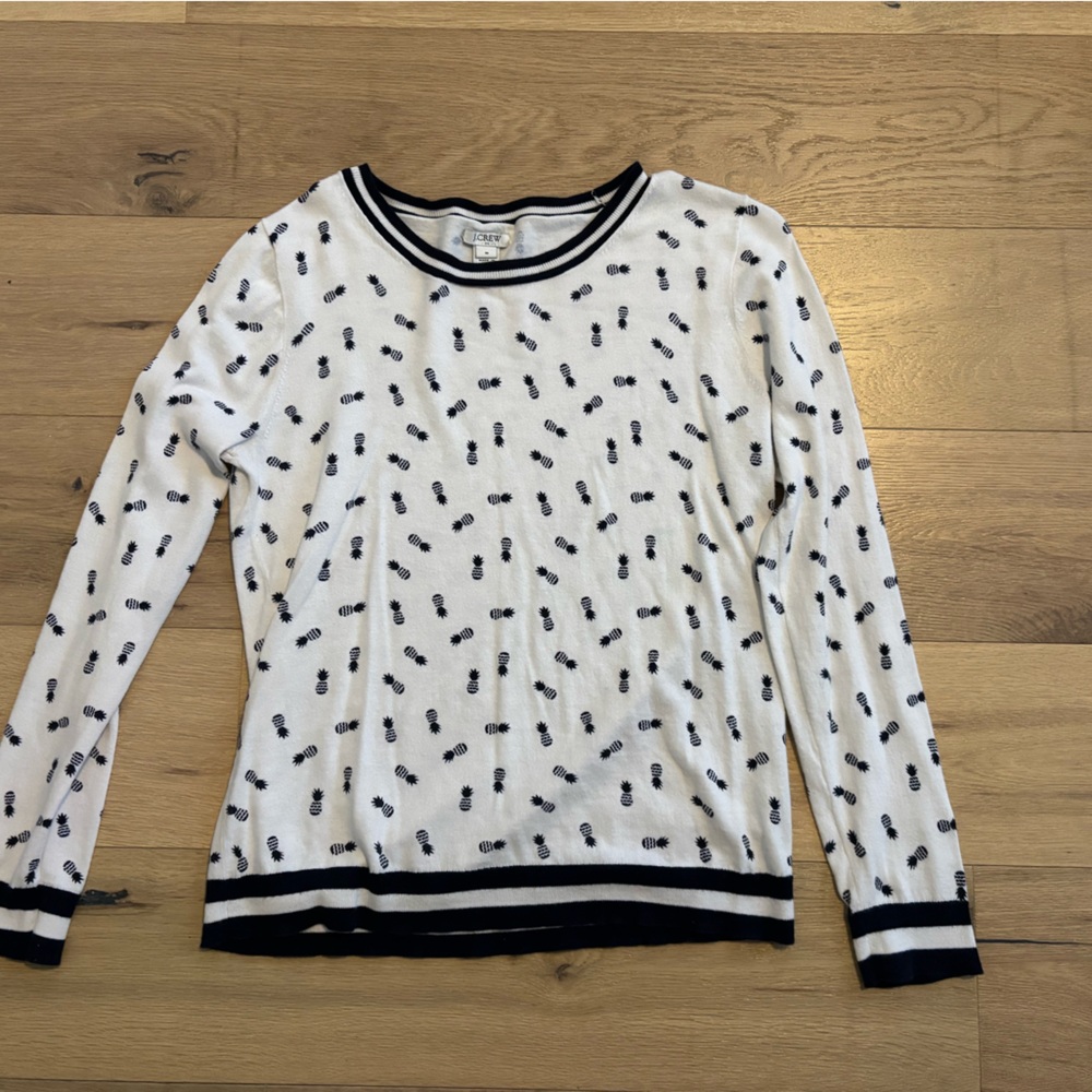 J. Crew pineapple sweater